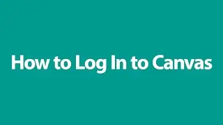 How to Log In to Canvas
