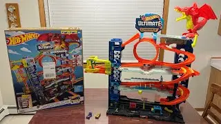 Hot Wheels Ultimate Garage Playset (Variant 4) - Unboxing, Demonstration, and Review