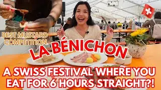 A SWISS FESTIVAL WHERE YOU EAT FOR 6 HOURS STRAIGHT?! La Bénichon Fribourg, must-see Swiss festival!