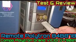 Test & Review Remote Polytron 84B878  For Compo Polytron Grand ViCiDi GV9021