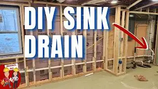 Installing a Sink Drain: What I Did Right and Wrong | (Basement Part 1)
