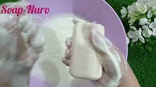Soaping soap | ASMR | relaxing | laundry soap #soap #justsoaps
