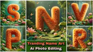 Trending Name Art Ai Photo Editing | Bing AI Image Generator 🔥