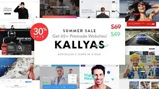 30% OFF Kallyas WordPress Theme
