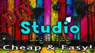DIY Studio Lights | Cheap & Easy!
