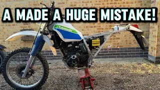 Rebuilding My KAWASAKI KLR250 From Scratch! #kawasaki 