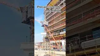 precast concrete installation | spider Crane