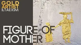 [Gold Artist Iltae Kim] Figure of Mother / 24K Gold & Platinum