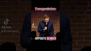 Comedian sums up transgenderism in one word! #standup #comedy #trans #funny #ai