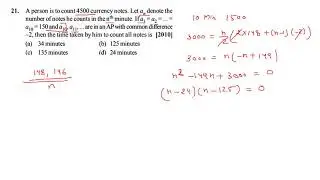 AIEEE 2010 sequence & series question