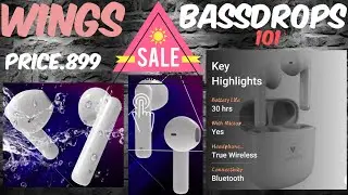 Wings Bassdrops 101 earbuds !!  don't buy this product ? with Environmental Noise Cancellation !!