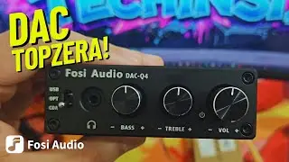 🔊O Upgrade de &Aacute;udio Mais BARATO e de QUALIDADE pro PC? | FOSI AUDIO Q4 Mini