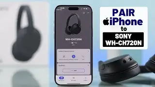 How to Connect iPhone to Sony WH-CH720N Headphones! [Pairing Guide]