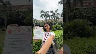 Finally Got My Official COLLEGE DEGREE from LSR, Delhi University🤩🎓 #minivlog #college #shorts