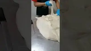 DOUGH FOR MASS PRODUCTION OF BREAD 🍞🥐🥯🥖 || #SHORTS