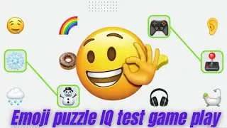 Emoji puzzle kids level IQ test game play #gaming #kids #gameplay #kidsiqtest