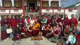 2nd day Oral transmission bestowed by Khenchen Rinpoche at zangdhok palri monastery k p g.❤️🙏