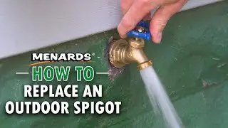 How To Replace an Outdoor Hose Spigot | Menards