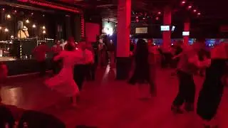 John & his beautiful wife and Freddie & Sabina jiving at Rhythm Riot 2019