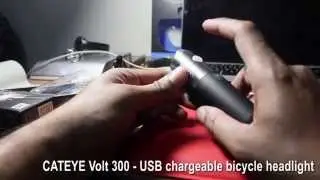 CATEYE Volt 300 - USB chargeable bicycle headlight