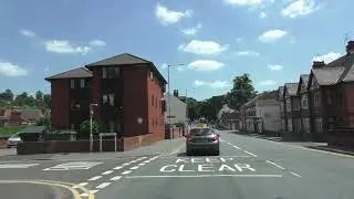Driving On Deansway, College Street, Sidbury & London Road, Worcester, Worcestershire, England