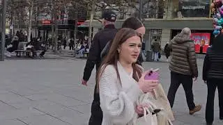 FRANKFURT/GERMANY/Walking Tour of Hauptwache/New Year 2025
