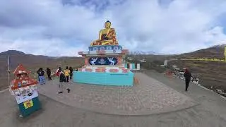 Langza Buddha Statue Walk: The FOSSIL VILLAGE of Spiti Valley (4K)