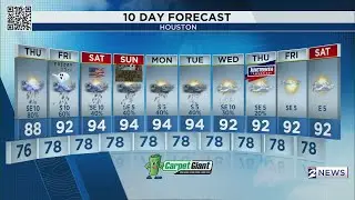 FORECAST: Cooler Temperatures Expected Despite Houston's Stormy Weather
