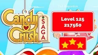 Candy Crush Saga Level 125 217560 points No Boosters