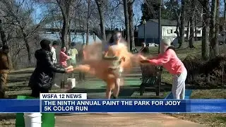 Ninth annual Paint the Park for Jody 5k Color Run