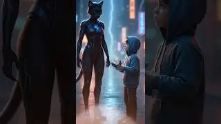 super cat saves a boy's toy. #cat #viral #shorts