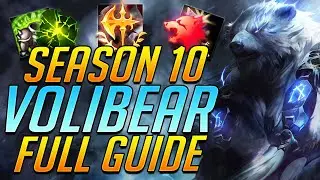 HOW TO PLAY REWORKED VOLIBEAR | RUNES, BUILDS, COMBOS | SEASON 10 JUNGLE GUIDE - Cookiemanman