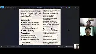 Video Project Introduction to Linguistics - Pragmatics Presentation.