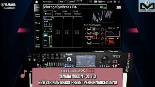 Демонстрация новых пресетов для струнных и духовых инструментов в Yamaha MODX M | OS 3