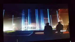 Crisis On Earth X part 1: Dark Arrow and Overgirl scene