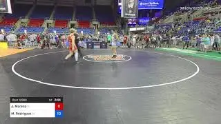 145 Lbs Round Of 32 - Joshua Moreno, Texas Vs Matthew Rodriguez, California 2ea4