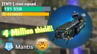 War robots Mantis AEGiS shield with [TNT^] Clan squad Gameplay [WR]