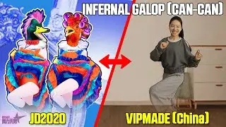JUST DANCE COMPARISON - INFERNAL GALOP (CAN-CAN) [ALL VERSIONS - VIP]