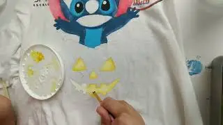 C&oacute;mo pintar calabaza halloween #pinturaacrilica #drawing #arte #tutorial #tutorialpintura #halloween