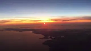 Lands End Sunset 30000ft
