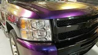 Haloefx True Gloss in Alphapigments xenon pearl.