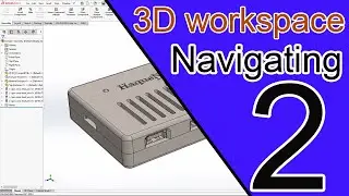 Navigating in the 3D workspace | SOLIDWORKS Essential Training | Part 2 | OS