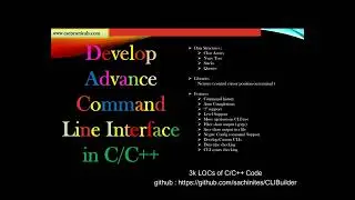 Develop Advanced Command Line Interface ( CLI ) Project in C/C++