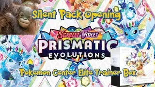 Prismatic Evolutions Pokemon Center Elite Trainer Box | Silent Pokemon Pack Opening #3