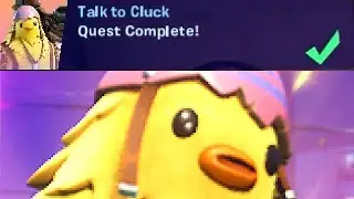 Talk to Cluck Fortnite