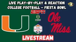 Miami vs. Ole Miss | Fiesta Bowl | College Football Playoff | ESPN LIVESTREAM | LIVE Reaction