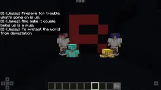 Team Rocket intro in Minecraft