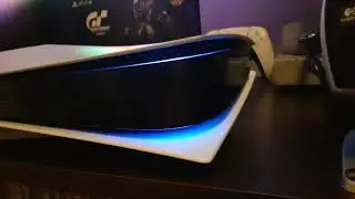 Playstation 5 Flaming Toast Blue Light & PS logo