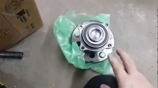 How to replace rear wheel bearing hub on a 09-15 Honda Pilot 2WD, FWD Odyssey, Ridgeline, Acura MDX