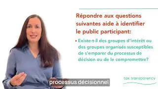 Vid&eacute;o 7 : Processus d'&eacute;laboration de la politique fiscale